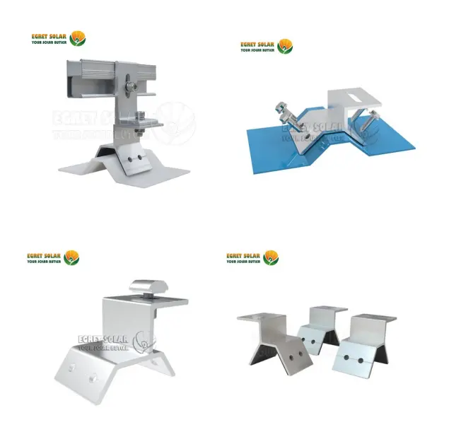 Trapezoid Metal Solar Roof Clamp