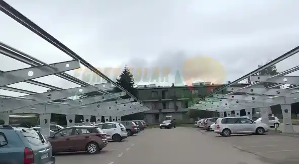 double-sided solar carport