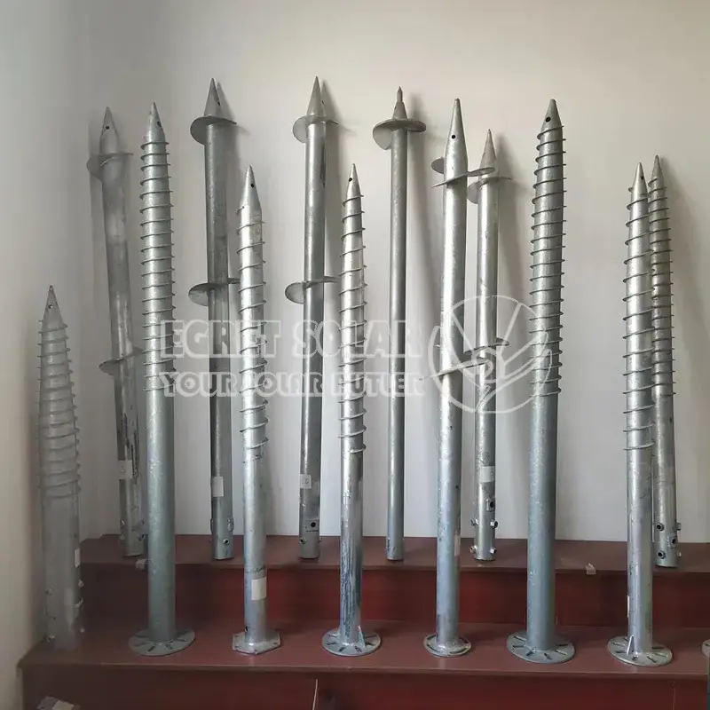 सौर्य माउन्टिंग प्रणाली ग्राउन्ड पेसिट फाउन्डेन्स